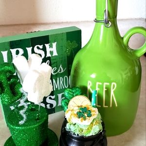 Rae Dunn Irish beer container